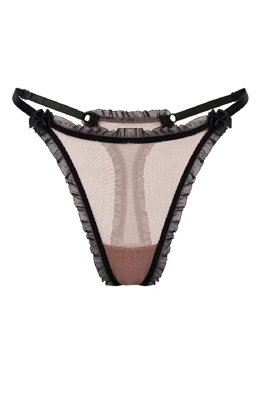 Amelie beige ultra thongs