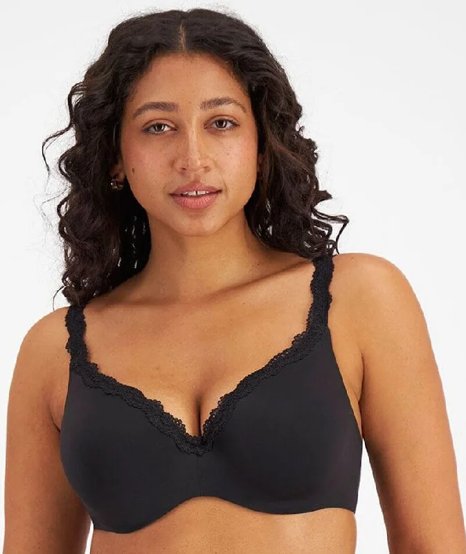 Berlei New Barely There Luxe Contour Bra - Black