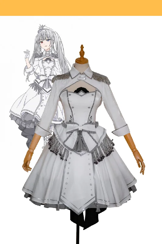 Date A Live White Queen Cosplay Costume