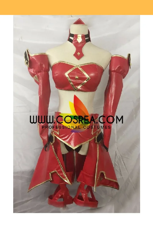 Fate Grand Order Mordred PU Leather Version Cosplay Costume