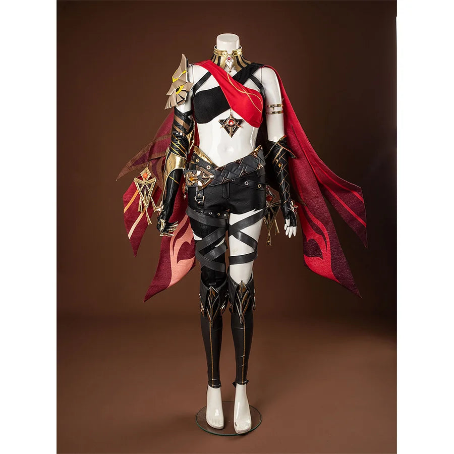 Genshin Impact Dehya Cosplay Costume C07685  AAA