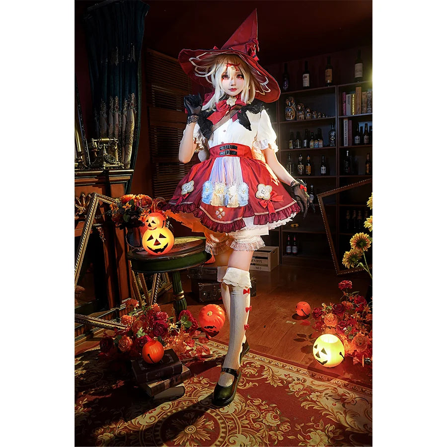 Genshin Impact Klee Blossoming Starlight Cosplay Costume C08332  AA