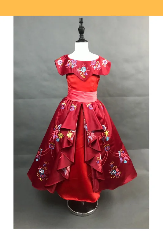 Elena Of Avalor Embroidered Regal Girls Size Cosplay Costume