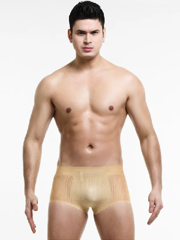 Hip Lift Mesh Breathable Seamless Trunks