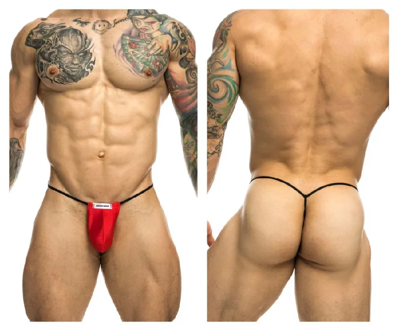 JUSTIN+SIMON XSJ02 Classic G-String Bulge Color Red