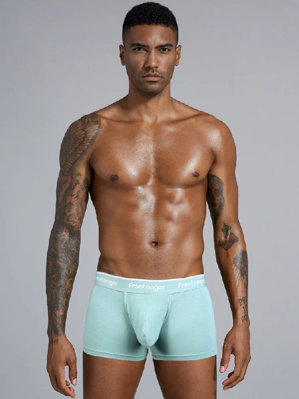 FreeLonger Men's Comfy Separate Big Pouch Boxer Briefs