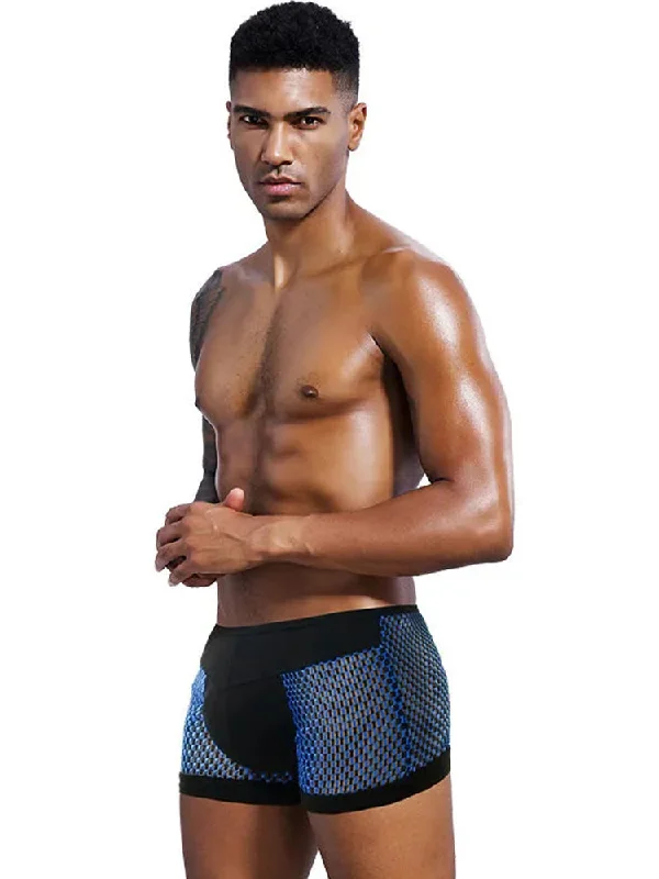 Men's Mesh Breathable Fabric Boxer Ultra-Thin Trunks