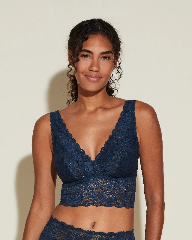 Bralette Alta Con Scollatura Profonda