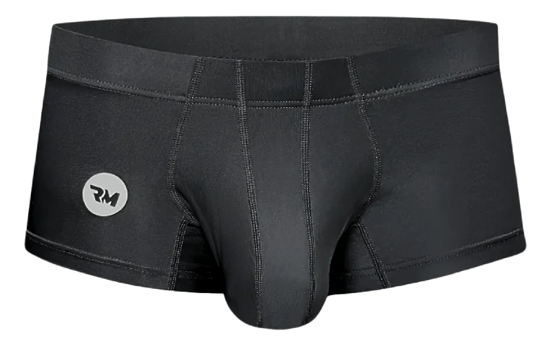 Nylon 3in Boxer Briefs No Fly 1pk Black