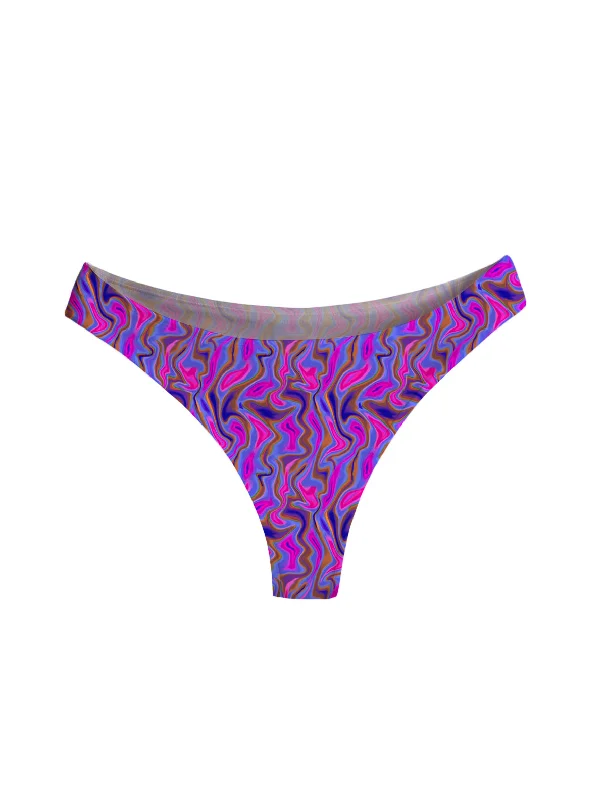 AiraModal™ Psychedelic Neons Mid-Rise Thong