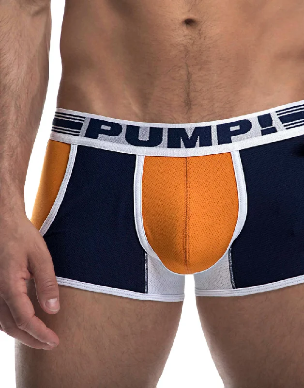 PUMP Varsity Low Rise Cotton Mesh Jogger Trunk Orange/Navy/White 11081