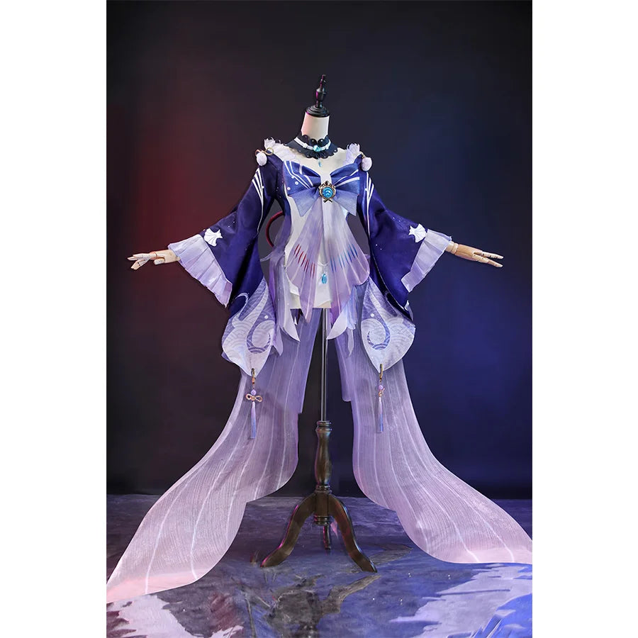 【READY TO SHIP】Genshin Impact Sangonomiya Kokomi Cosplay Costume C08316  AAA