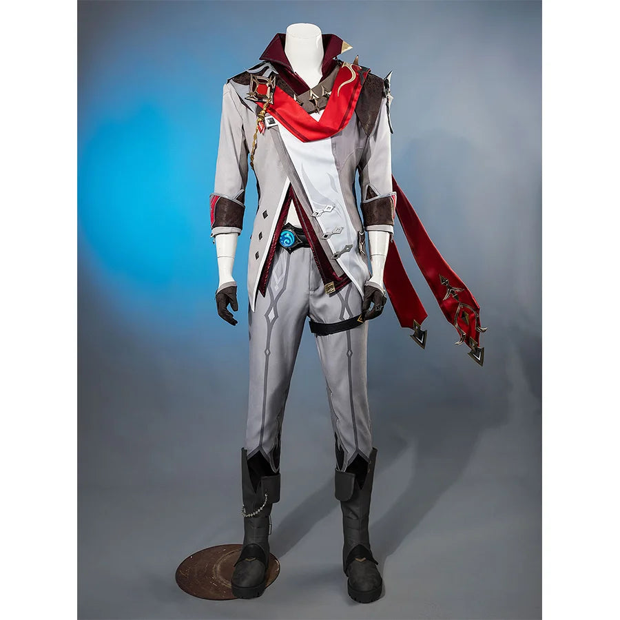 Genshin Impact Tartaglia Childe Cosplay Costume/Shoes C07485  AAA