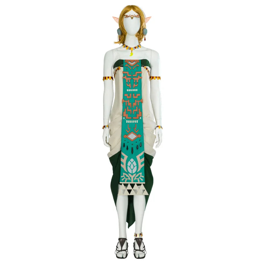 The Legend of Zelda: Tears of the Kingdom Hyrule "Princess" Zelda Cosplay Costume C08177