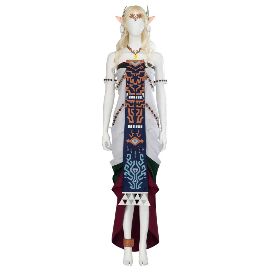 The Legend of Zelda: Tears of the Kingdom Hyrule Queen Sonia Cosplay Costume C08176