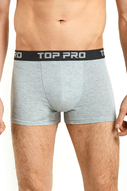 TOP PRO MEN'S STRETCH BOXER TRUNKS (TPUB200_GR/H)