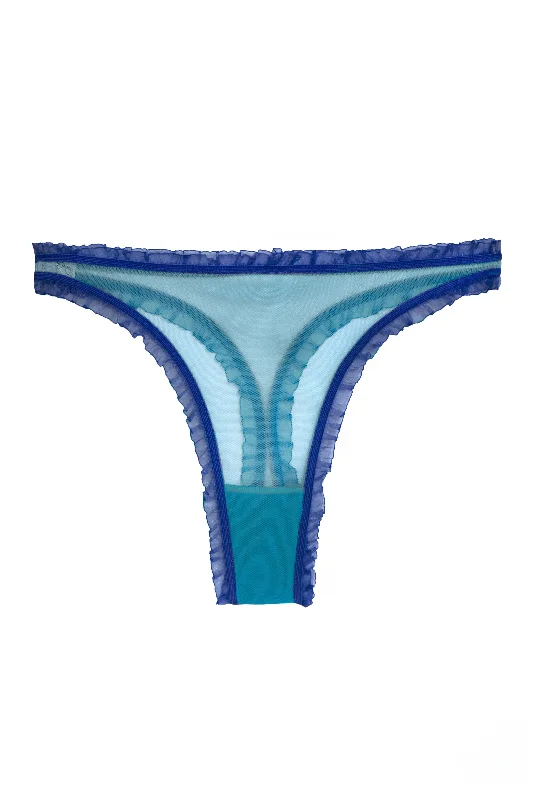 Valerie S Emerald high waister thongs