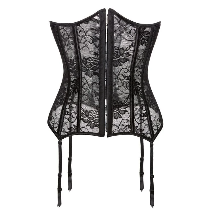 Women's Gothic Vintage Lace Underbust Corset