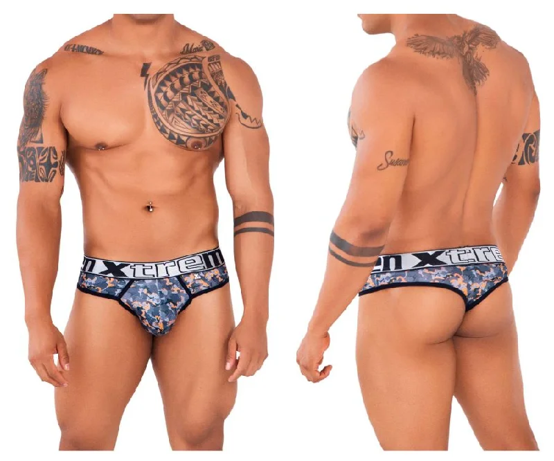 Xtremen 91131 Printed Thongs Color Orange