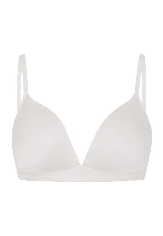 Satin Deluxe Soft Cup Bra | Off White 71071-102