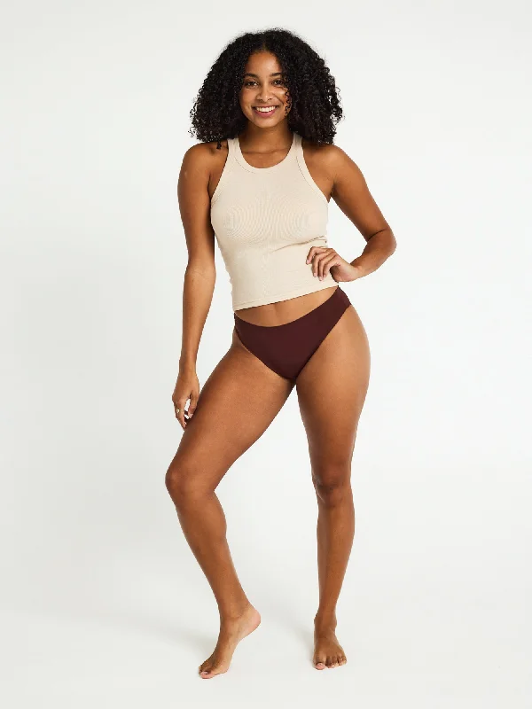 Au Naturel Seamfree Bikini Moderate-Heavy Cocao