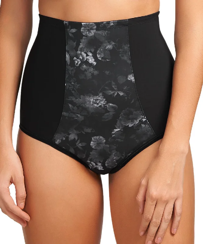 Freya Deco Shape High Waist Panties, Black