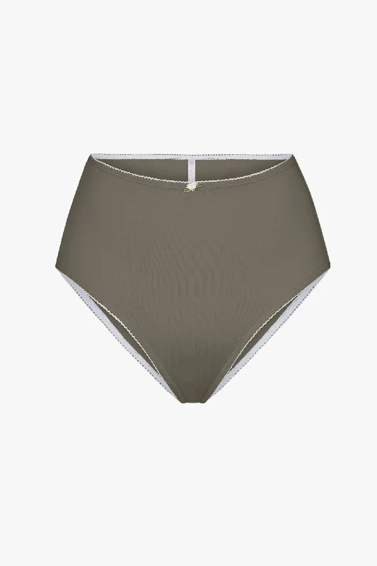 HIGH RISE UNDERWEAR IN TAUPE