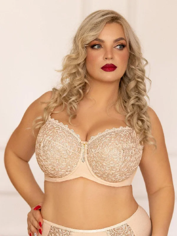 Nude Betty Full Coverage Soft Cup Bra in Bands 42 through 50