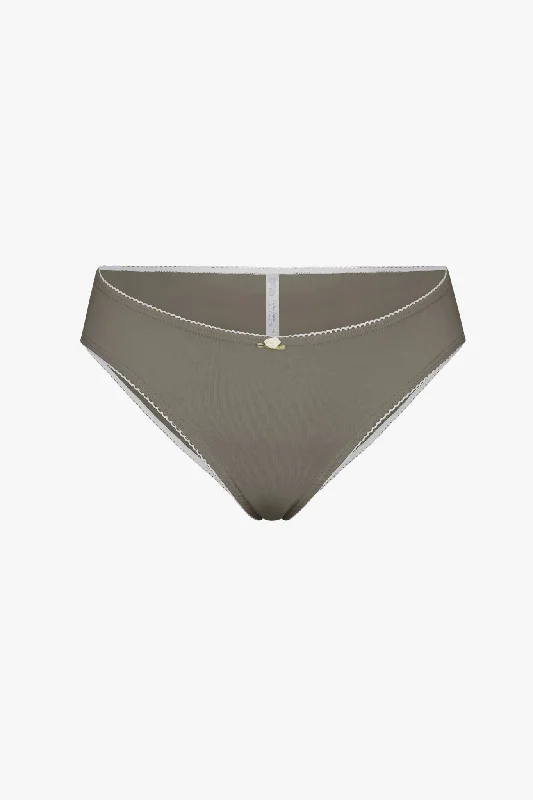 LOW RISE UNDERWEAR IN TAUPE