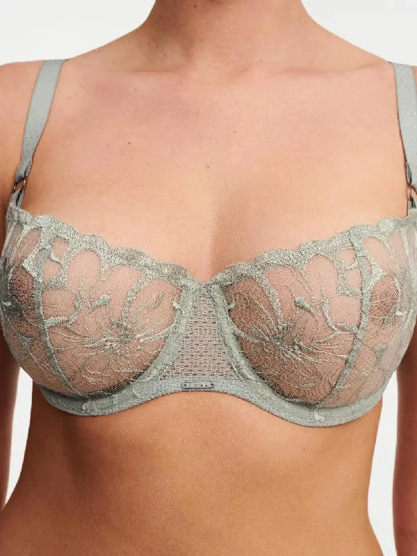 Mint Fleurs Demi Bra