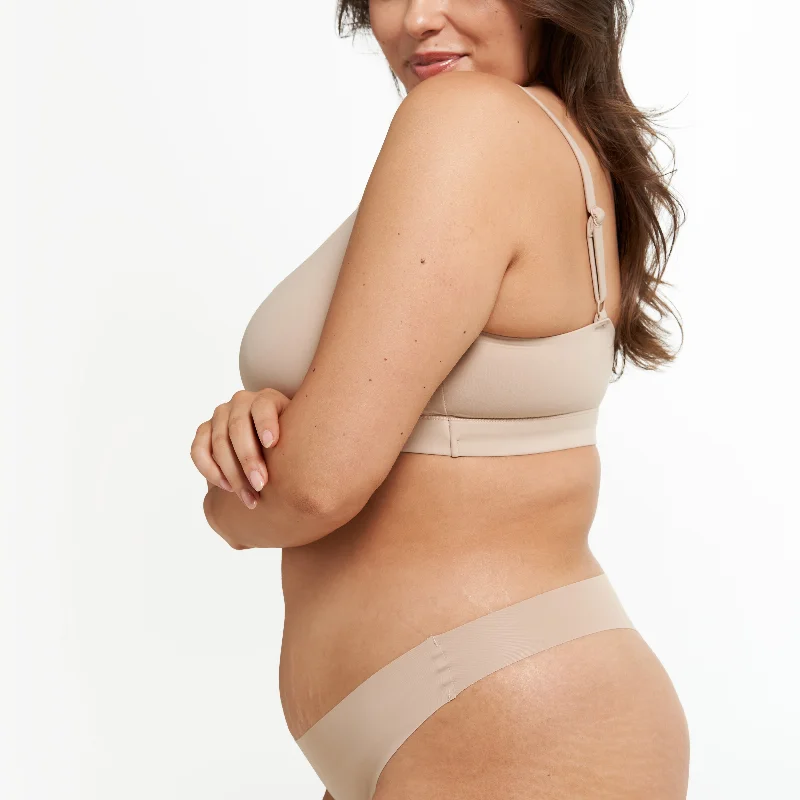 Original-Rise Thong - Seamless Ultrasmooth - Latte