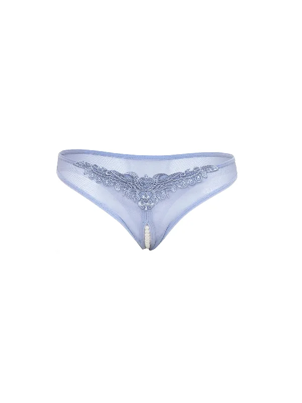 Bridal Paradise Lace Pearl Thong