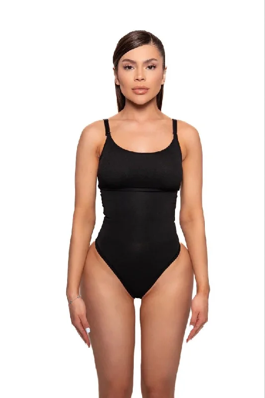 Classic Seamless Tummy Control Thong Bodysuit