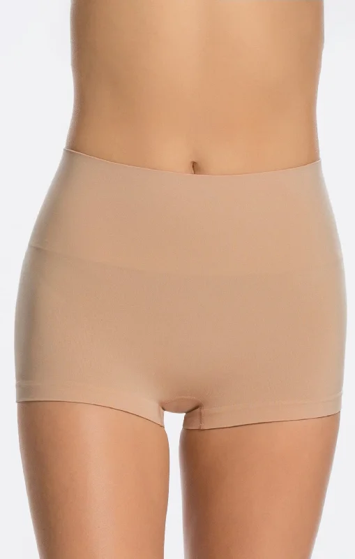 SPANX Ecocare Seamless Shaping Boyshort ~ Toasted Oatmeal