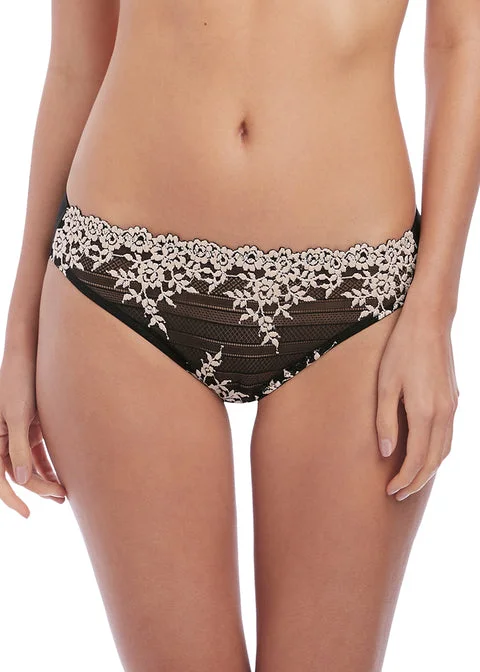 Wacoal Embrace Lace Bikini Panties, Black